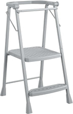 COSCO 2-Step Kitchen Stepper™ Adult Folding Step Stool, Kids Folding (Steel/Resin)