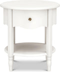 Namesake Liberty Assembled Nightstand in Warm White, Greenguard Gold Certified, Nightstand for Baby and Kids Room, Fully Assembled
