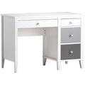 Little Seeds Monarch Hill Poppy Kids’ White Desk, Grey Drawers