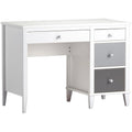Little Seeds Monarch Hill Poppy Kids’ White Desk, Grey Drawers
