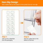 4 Pack Stackable Acrylic Storage Drawers – Clear Plastic Organizer Bins, Easy to Assemble, Suitable for Bathroom, Undersink, Kitchen, Pantry, Makeup, Medicine Organization