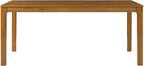 Christopher Knight Home Ace 70.28'L Solid Wood Dining Table for 6-8 People, Rubber Wood Dining Room Table, Minimalist Modern Rectangular Kitchen Table, Easy Assembly Dining Room Furniture, Walnut