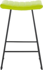 Safavieh Home Collection Akito Mid-Century Modern White 26-inch Counter Stool