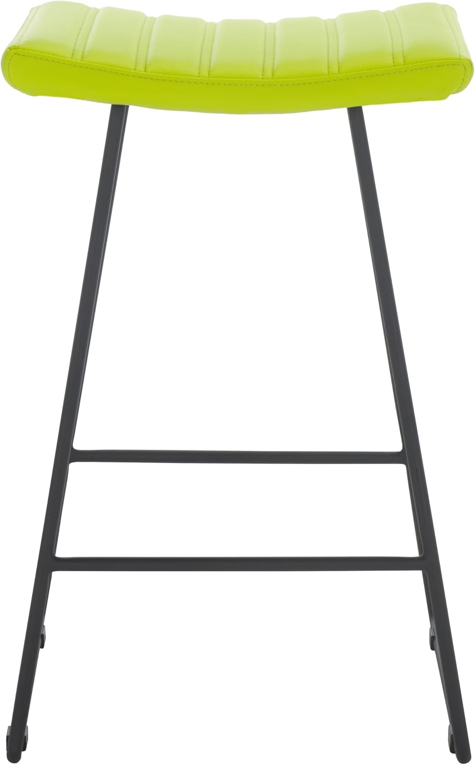 Safavieh Home Collection Akito Mid-Century Modern White 26-inch Counter Stool