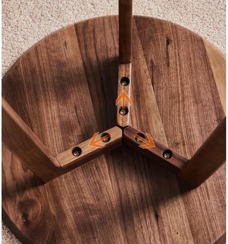 Living Room Furniture North American Three-Legged Small Table Bedside Table Sofa Side Table Living Room Computer Round Coffee Table Light Luxury Side Tables Living Room