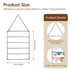 SNOWSTAR Hair Claw Clip Organizer,5-Tier Wall Hanging Hair Clip Holder and Storage for Women Girls,Claw Clip Hanger Home Decor for Wall,Door,Closet