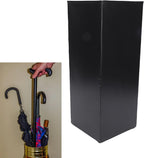 Umbrella Stand, Umbrella Holder for Entryway, Metal Square Umbrella Rack Organizer Freestanding, for Canes Walking Sticks (Black)