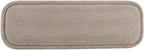 Khaki Boucle Upholstered Dining Bench with Walnut Legs, 51.57"L | Seats 2-3 People, 250 lbs Capacity, Foam-Padded Cushion, Rubberwood & Plywood Frame, 51.57L x 17.52W x 18.7H cm