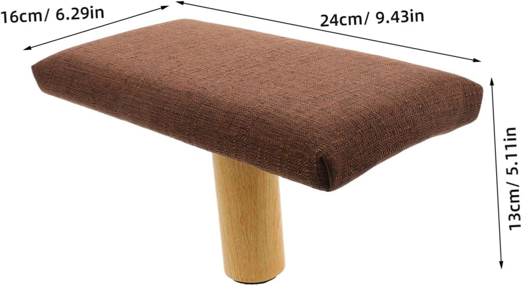 Cushioned Bench and Stool Wooden Portable Stool Chair for Zen Practice with Cushion Small Size Under 150cm Height