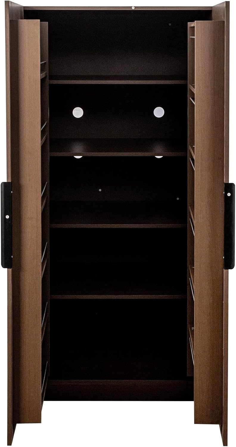 63Inch Modern Kitchen Hutch Cabinet,Tall Pantry Cabinet with Doors&Shelves,Freestanding Kitchen Cupboard for Living Room,Dinning Room