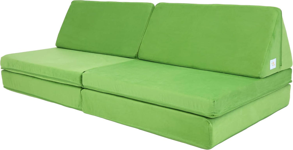 Dream Couch - Original Full-Size Triangles Play Couch, High Density Modular Foam Sofa for Playroom, for Toddlers and Kids - Washable & Convertible Playroom Furniture, Roary