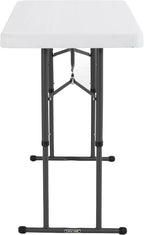Lifetime Commercial Height Adjustable Folding Utility Table, 4-Foot