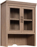 Sauder Rollingwood Engineered Wood Library Hutch in Brushed Oak Finish