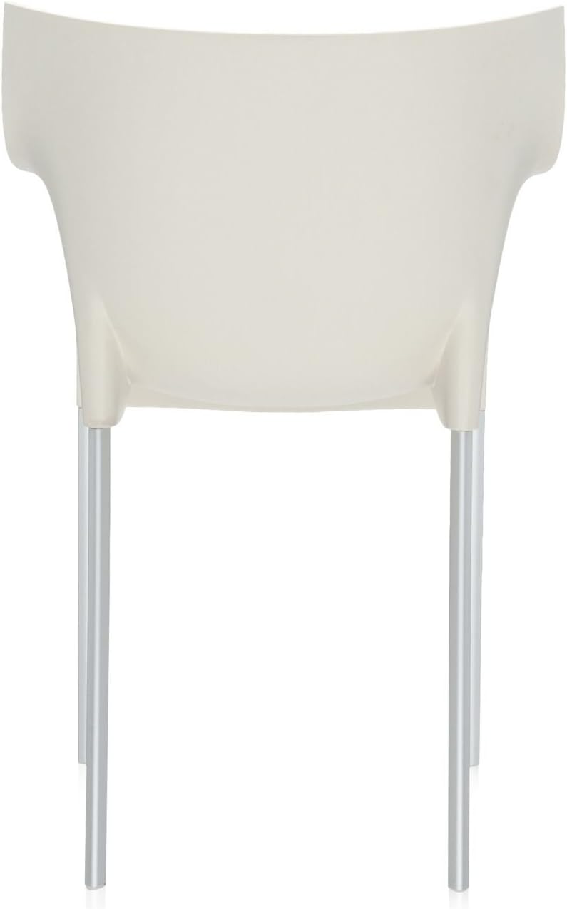 Kartell Dr. NO Chair by Philippe Starck, Pack of 2, Matte Wax White
