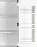 70.87" Tall Kitchen Pantry, Storage Cabinet, Kitchen Cabinet, Drawer and Adjustable Shelves, for Kitchen, Dining Room, White,15.75 * 29.53 * 70.87