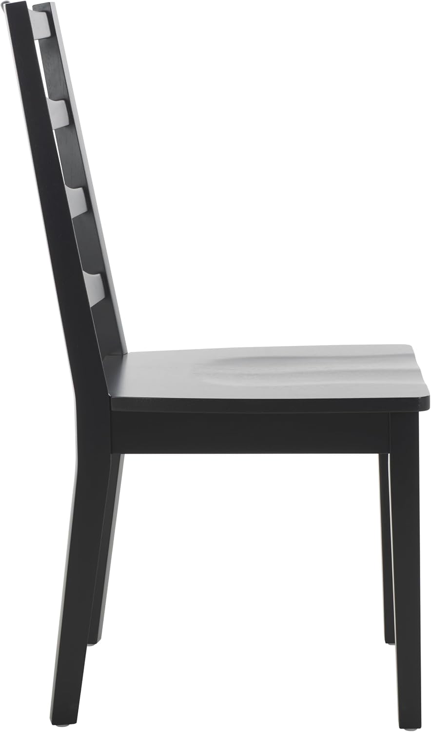 SAFAVIEH Home Collection - Shay Black 5-Piece Wood Dining Set, Traditional Round Table and 4 Chairs, Kitchen or Dining Room (DNS9205B)