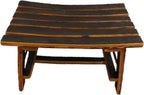 Handcrafted Barrel Stave Bench - Small