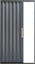Accordion Door Interior Folding Door with Lock and Key, Kitchen Privacy Door, Home Bedroom Accordion Door Screen, Aluminum Alloy Telescopic Folding Doors Fits 22to 80 Inch Openings (65x82in,A)