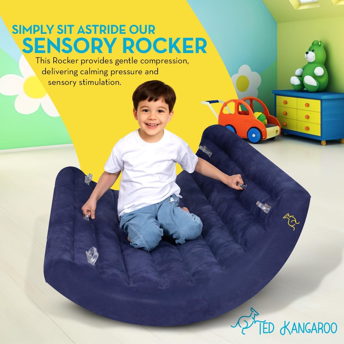 TED KANGAROO Sensory Chair for Kids — Sensory Soft Play Body Rocker for Children
