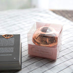 NatSumeBasics Rose Gold Paper Clip Holder Magnetic Paper Clips Dispenser with 100pcs Paperclips for Desk Office School Home Organizers Accessories Gift Idea