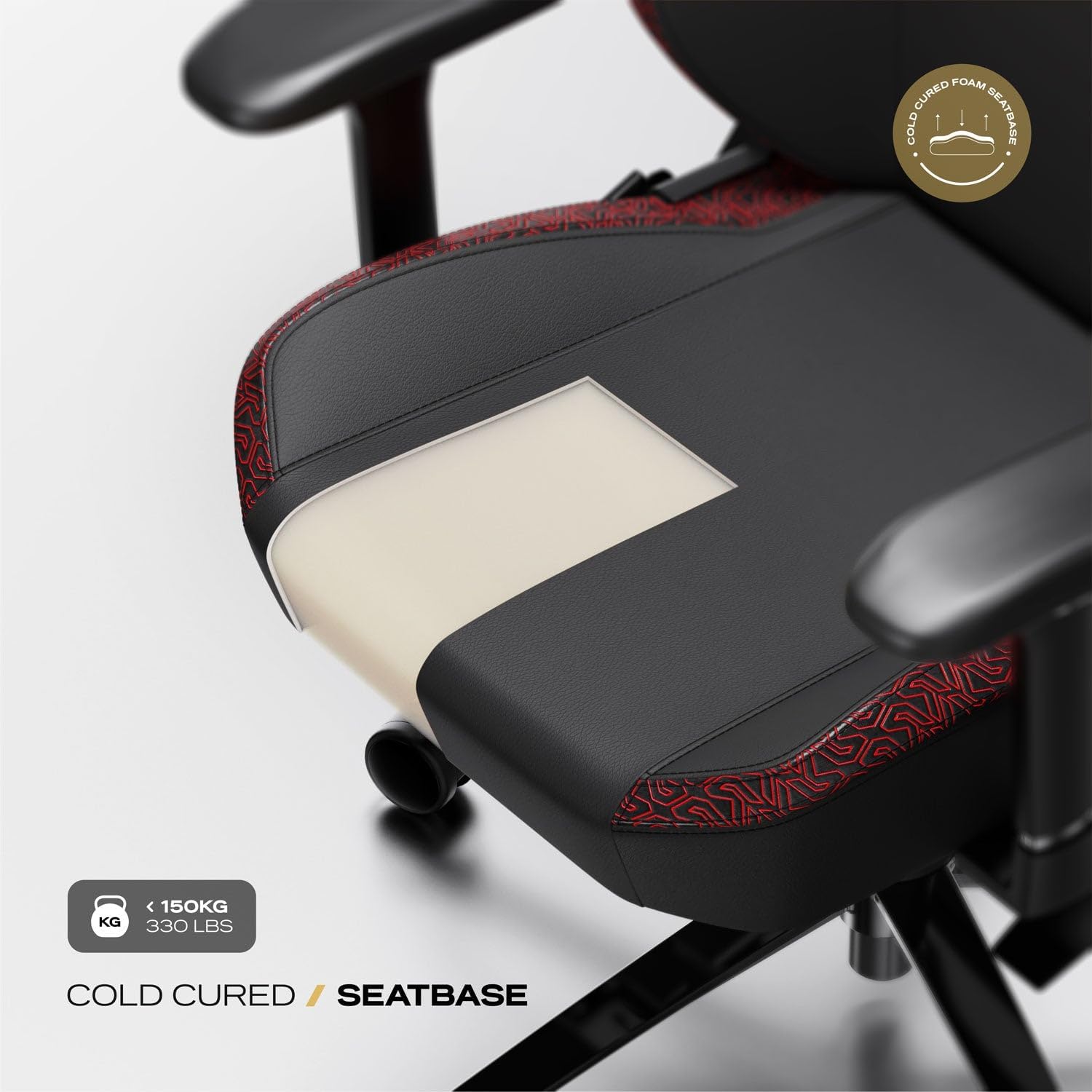 Cybeart | Stealth - NEO Series Gaming/Office Chair | 4D Armrest, NeoTek™ Leatherette, AeroMag™ Neck & Lumbar Pillow, Recline & Tilt