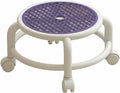 Children Rotating Rolling Stool Swivel Chair Lightweight Body Four Wheel Mobility Suitable for bedrooms Play Areas Dorm Rooms Small Living Areas, Lavender Purple