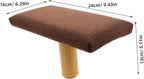 Beaupretty Wooden Bench Small Portable Prayer Stool with Cushion for People Under 150cm Height Suitable for Zen Sitting and Mindfulness Practice
