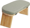 Meditation Bench, Foldable Kneeling Meditation Bench Stool 396.83 Lbs Prayer Bench Forward Tilt Angle About 5° for Seiza, Lotus, and Cross-Legged 17.3 x 7.5 x 8.3 Inch