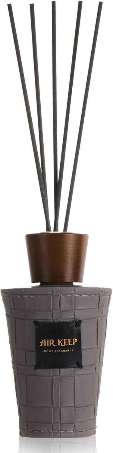 Airkeep Reed Diffuser Set, Cedar Wood 5.1 fl oz (150 ml), Long Lasting Home Fragrance with Reed Diffuser Sticks, Decorative Room Diffuser for Bathroom, Bedroom, Living Room & Office