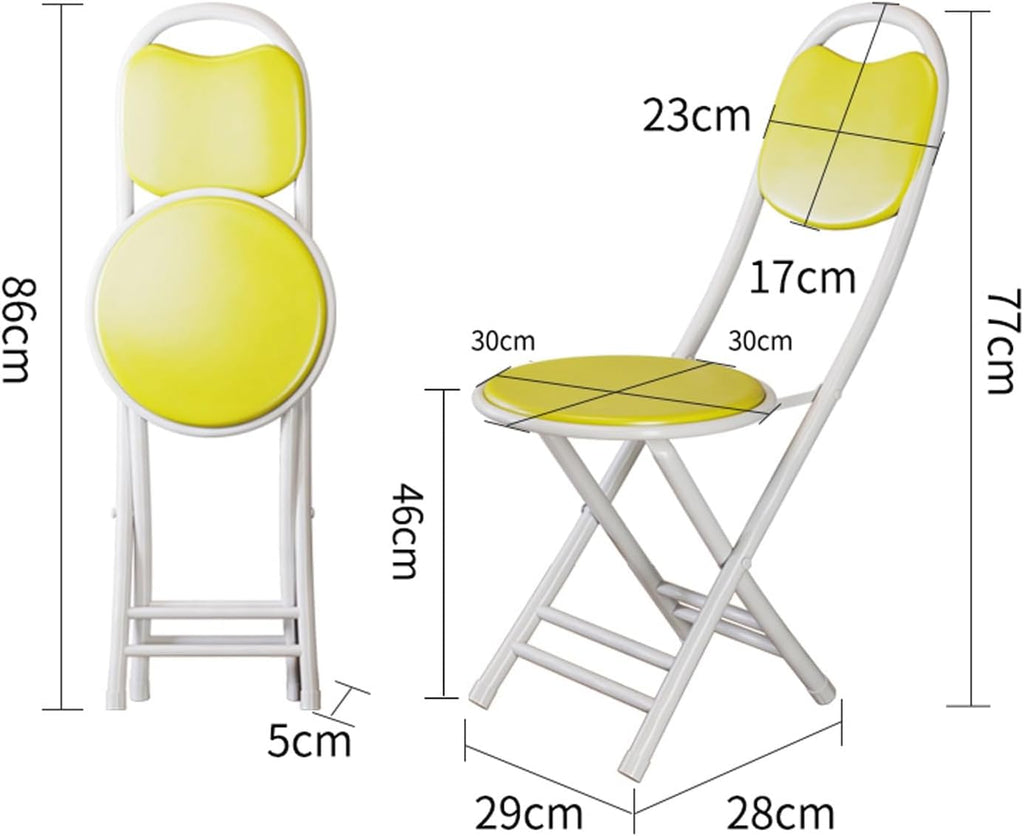 Metal Chairs Stacking - Folding Stools- Adult Dining Chairs and bar Chairs,Medium Hole Design with high backrest,Commercial Event Seat(Black)