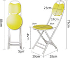 Metal Chairs Stacking - Folding Stools- Adult Dining Chairs and bar Chairs,Medium Hole Design with high backrest,Commercial Event Seat(Black)
