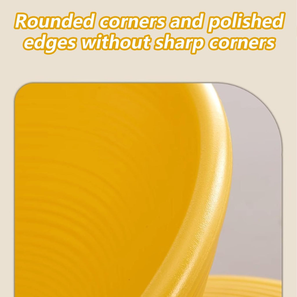 Gyro Swivel Chair, 360° Rotating Gyro Spinning Chair, Sensory Spinning Seat, Ergonomic Swivel Seat for Children and Adults, Indoor Outdoor Sensory Equipment (Blue, Small)