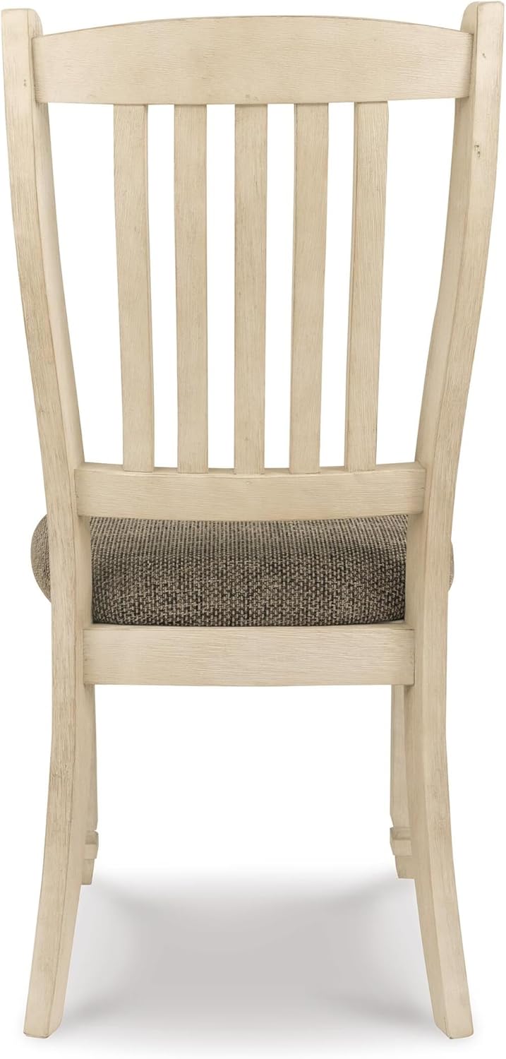 Signature Design by Ashley Bolanburg 20" Upholstered Dining Room Chair, Set of 2, Antique White