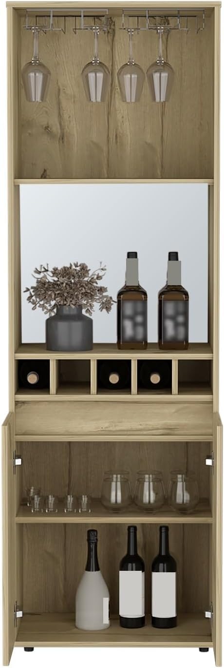 Wine Cabinet W/Shelf, Freestanding Pantry Sideboard for Kitchen Living Room,for Kitchen Home