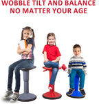 Adjustable Wobble Stool - Wobble Chair Middle and High School Students - Flexible Seating for Classrooms - Adjusts from 17" - 23"