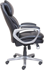 Serta® Smart Layers™ AIR Arlington Executive Chair, Black/Pewter