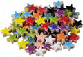 LiFschal Mosaic Tiles Stained Glass, Star Shape Ceramic Mosaic Making with Handmade for DIY Art Crafts，Home Decorations -About 110Pcs 100G(0.22LB),Mixed Color