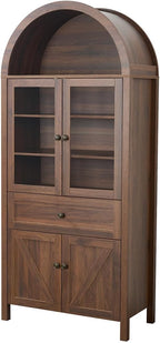 Dome Cabinet, Storage Locker with Large Storage Space, Retro Pantry Cupboard for Kitchen,for Kitchen Home