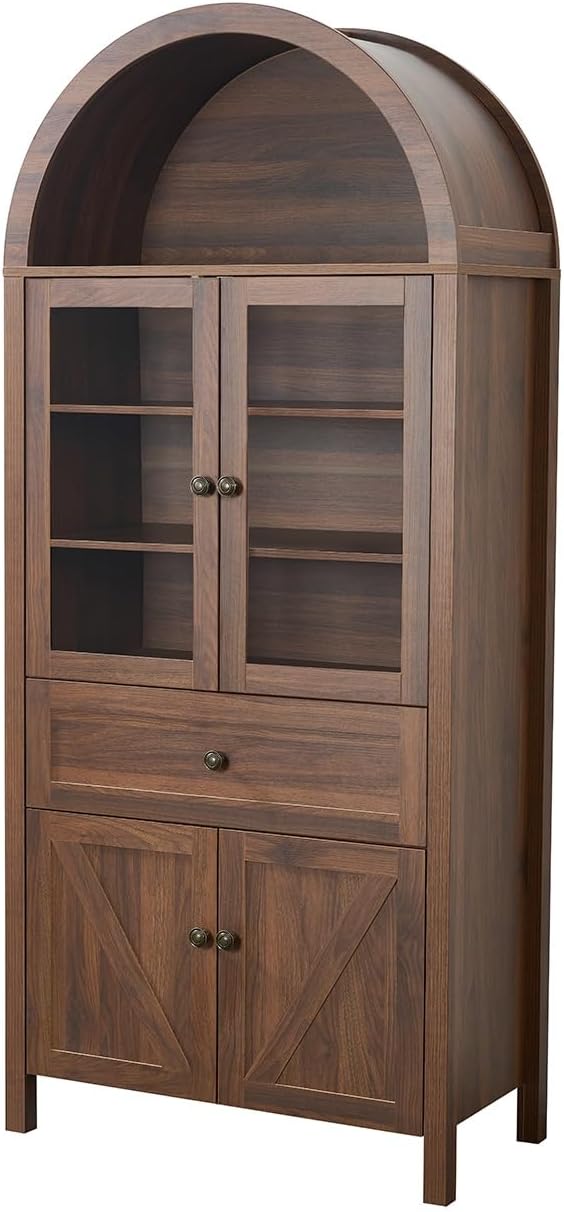 Dome Cabinet, Storage Locker with Large Storage Space, Retro Pantry Cupboard for Kitchen,for Kitchen Home