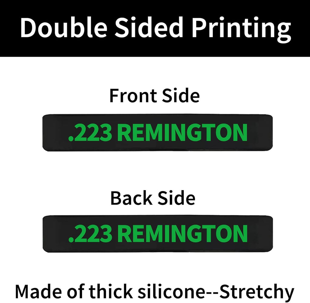 12 Pack Miaozhun .223 Remington Magazine Marking Bands .223 Magazine Caliber Identification
