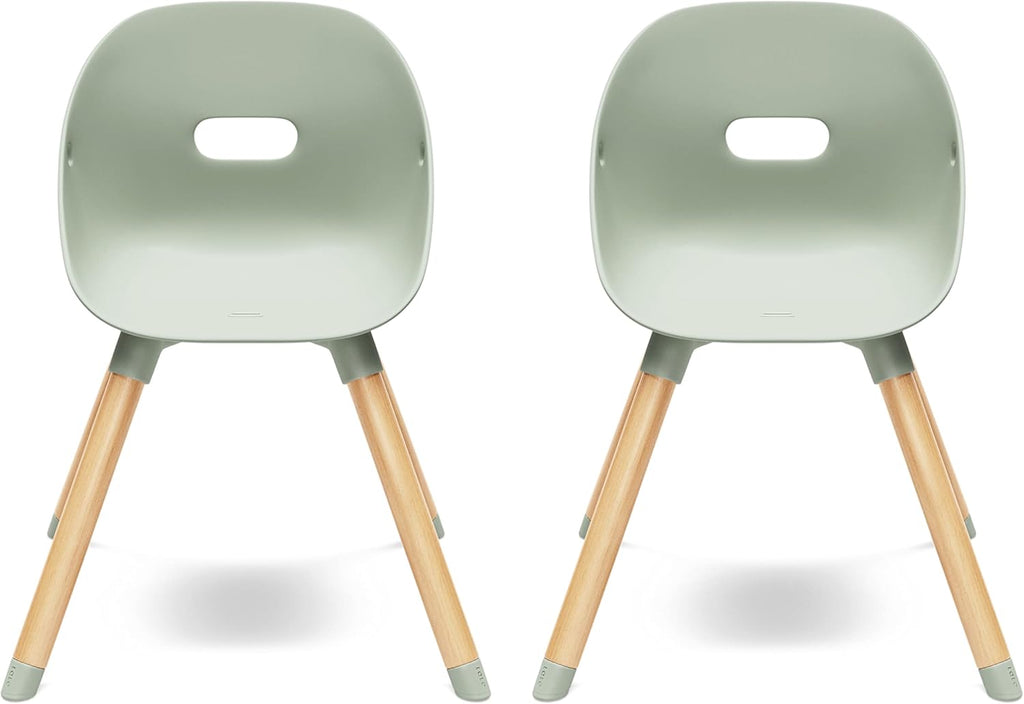 Lalo The Play Chair - Set of 2 Toddler Chairs - Sturdy Bucket Seat - Easy to Clean Kids Chair - 200 lb Weight Capacity - Blueberry