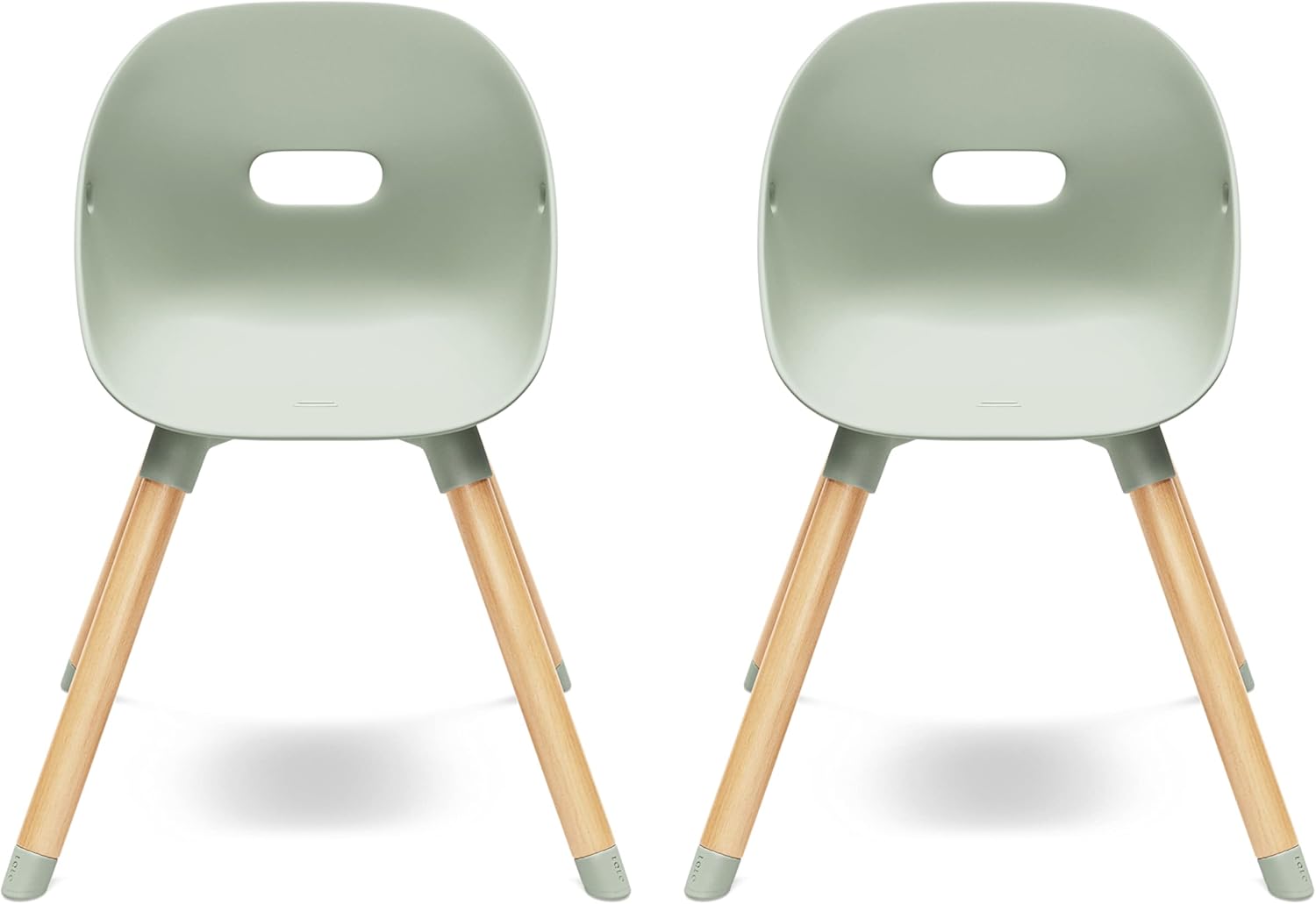 Lalo The Play Chair - Set of 2 Toddler Chairs - Sturdy Bucket Seat - Easy to Clean Kids Chair - 200 lb Weight Capacity - Blueberry