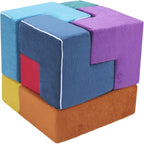 7Pcs Elastic Sponge Toddler Cushions Washable Inspiring Creativity Blocks Chair Wear Resist for Kids Bedroom Playroom Furnitures