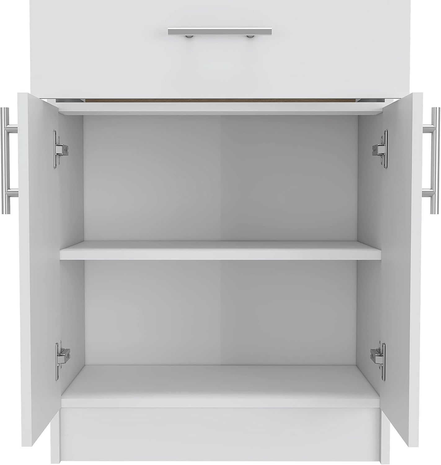 Oxford Pantry Cabinet, Kitchen Storage Solution for Utensils, Food & Dishes - Wall Storage, Adjustable Shelves, Compact Design