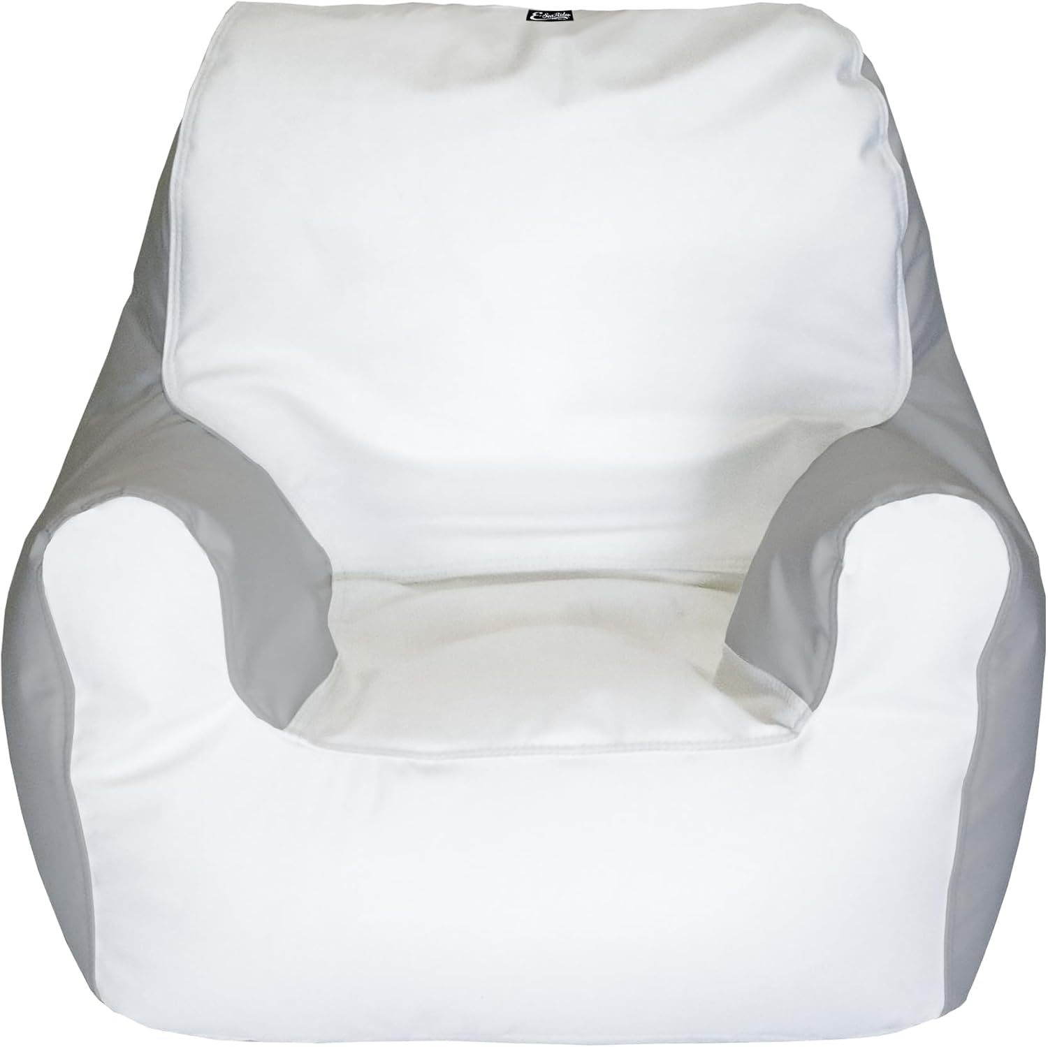 E-SeaRider Armchair Marine Beanbag, Medium, Multi (White/Grey)