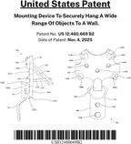 HangSmart TV® Wall Mount NO Stud - Original & Patented Easy Install, DIY for 19-100" TVs, Holds Up to 150LBS, Fits Most LED LCD Flat Screens & Monitors, Includes Hardware