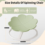 Sensory Toys Spinning Chair for Kids, Indoor Autism Sensory Toys Rocking Chair Toys for Autistic Kids Ages 3-5, Sensory Items for Classroom Balance Coordination Focus Green