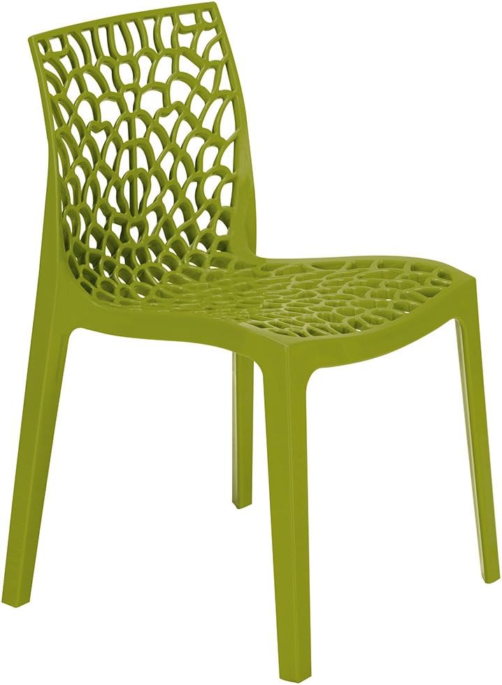 Grandsoleil Upon Gruvyer PP Chair (Set of 2), Anise Green