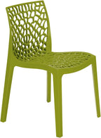Grandsoleil Upon Gruvyer PP Chair (Set of 2), Anise Green
