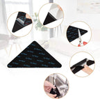 14PCS Rug Pads Grippers，Reusable and Washable Rug Pad Gripper for Area Rugs,Carpet Pads Rug Corner